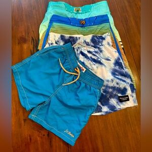 *Bundle* Abercrombie & Fitch and more. Lot of boys swim trunks, sizes 7-8